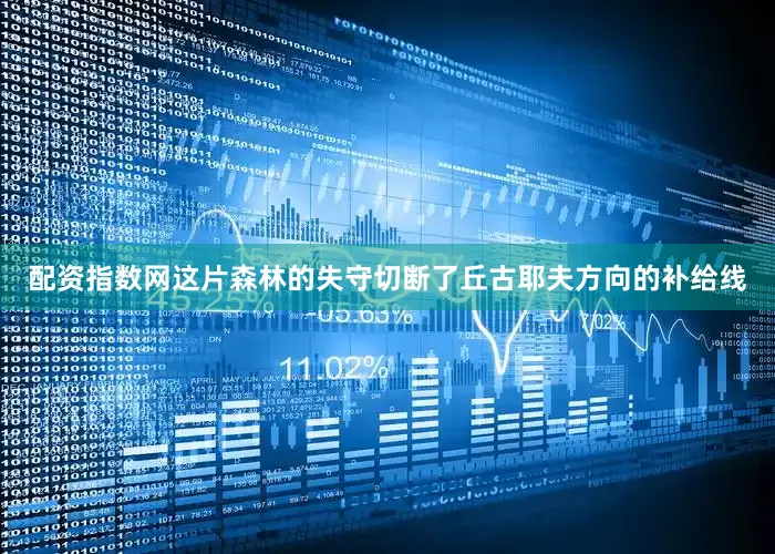 配资指数网这片森林的失守切断了丘古耶夫方向的补给线